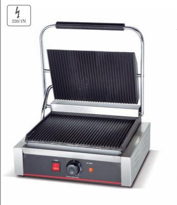 China Commercial Electric Grill Maker Panini Equipment Kitchen Food Processing Machine Snacks Automatic Electric Panini Grill Machine for sale