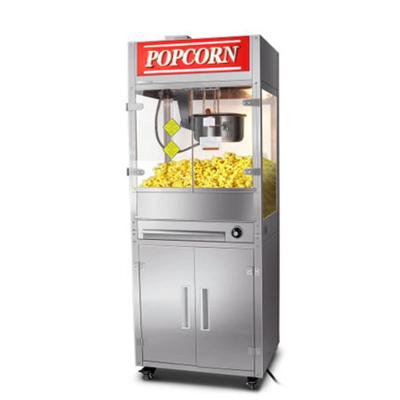 China Vertical Commercial Bakery Stainless Steel Large Capacity 16oz Popcorn Machine For Cinema for sale