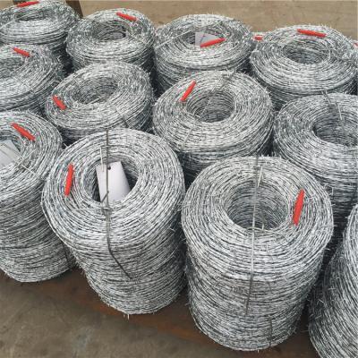 China Sharp Point With 50kg 800m Length Hot Dipped Galvanized Double Barbed Type Beasutiful for sale