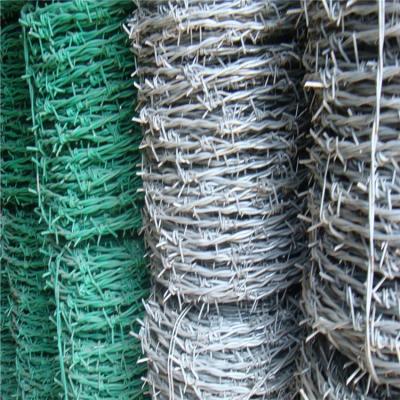 China Iron Wire PVC Coated Barbed Wire For Protection for sale