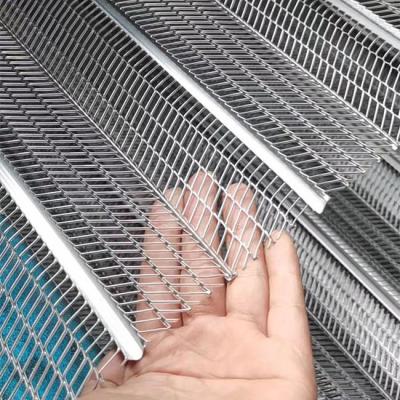 China 0.25mm 0.3mm Rib Lath Sheet SS Carbon Steel Metal Mesh Lath Sheet for sale