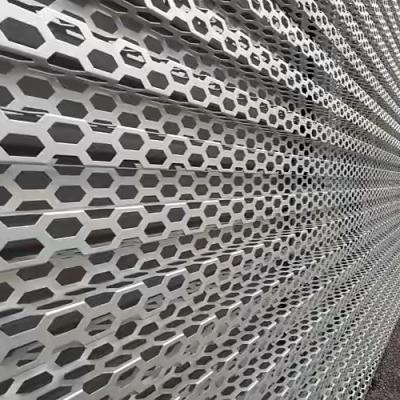 China Aluminium Metal Perforated Mesh Powder Coated Perforated Metal for sale