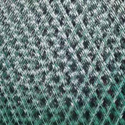 China 3.4mm Selvedge Welded Razor Mesh Corrosion Resistance Round Shape for sale