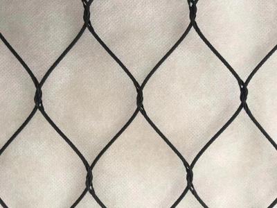 China 1.8mm 4.0mm Stainless Steel Wire Rope Mesh Net for Heavy-Duty Enclosures for sale