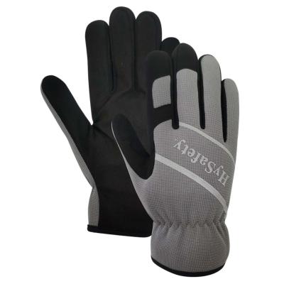 China EN388 2016 Synthetic Leather Mechanics Gloves Utility Work Gloves High Dexterity for sale