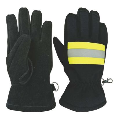 China Unified Model GA7-2004 Firefighter Gloves / XS-XXL Flame Resistant Gloves for sale