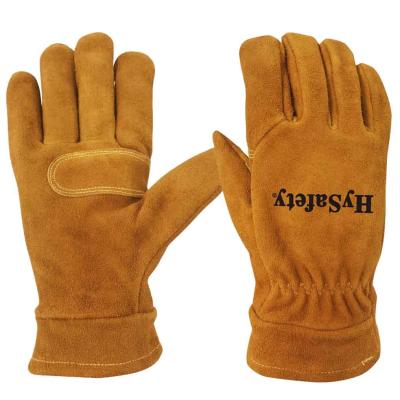 China Flame Retardant 2D Style Firefighter Work Gloves Moisture Barrier for sale