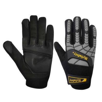 China TPR Knuckle Protection Gloves Heavy Duty Mechanic Gloves  Sport Gloves for sale