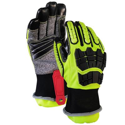 China 2XS-3XL cosido Kevlar cortó guantes resistentes de la mano con el parte movible de la barrera en venta