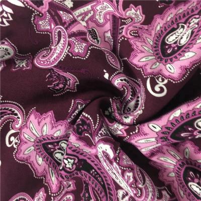 China Plain Viscous Twill Rayon Printed Dress Fabric With Lower Price for sale