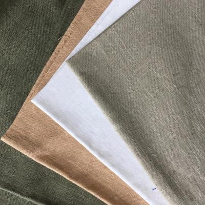 China Newest 45% plain linen 55% cotton fabric with low price for sale