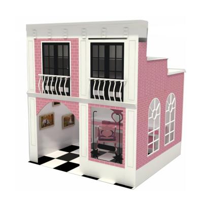 China Bring Happiness Cheap Promotion To Customize Wooden Mini Mansion Baby Cubby House Kids Indoor Playhouse For Children for sale