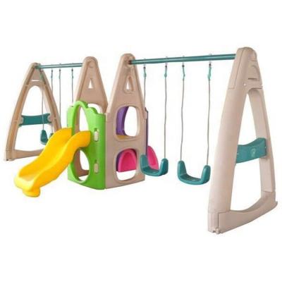 China Simple and easy assembly high quality durable using various amusement park game commercial plastic swing slide for sale