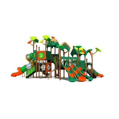 China China Supplier Credit Plastic Preschool Outdoor Playground Slides And Plastic Swing,Funny Playground Plastic Slides With Swing for sale