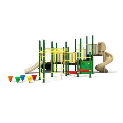 China amusement park plastic sets, outdoor plastic tunnels playground equipment, kids playground tube slides for sale