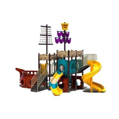 China New and High Quality Pirate Ship Style Kids Playsets Outdoor Galvanized Steel LE-HC.002 for sale