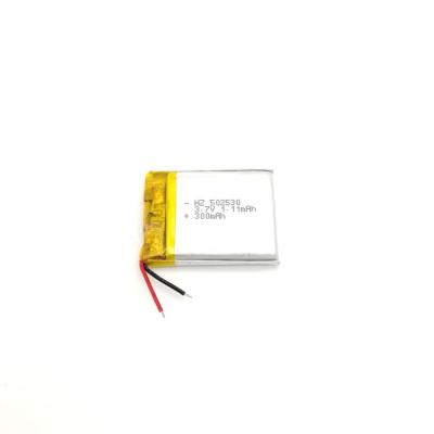 China Toys 502530 Factory 300mAh OEM Rechargeable Lithium Polymer Battery 3.7V for sale