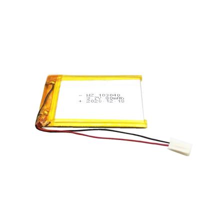 China Ultra thin household appliances 1mm lipo battery 013040 3.7v 70mah 80mah lithium polymer battery for gift card for sale