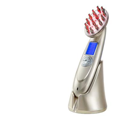 China Max Laser Hair Comb For Hair Growth Comb Red Light RF Scalp Massager Regrowth Hair Loss Treatments EMS Anti Dye Removal for sale