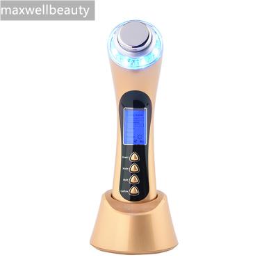 China Portable Multifunctional Personal Ultrasonic Face Lift Use LED Face Size Peel Slimming Rejuvenation Beauty Device Equipment for sale