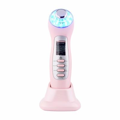 China Galvanic Ion Sonic Ultrasound Facial Lift Spa Skin Remover Face Skin Remover 3Mhz Ultrasonic Photon Care Massager LED for sale