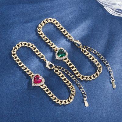 China BOHEMIA LS-B2542 Luxury Amazing Diamond Pave Bracelet, Fashion Gold Chain Bracelet Jewelry For Woman Gift for sale