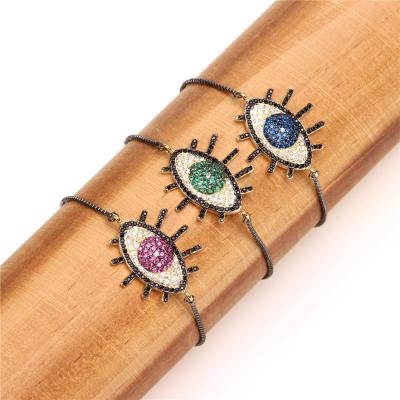 China LS-E565 Beautiful Gorgeous BOHEMIA Eyelashes,Girl's Handmade Zircon Charm Bracelet CZ Bracelet for sale