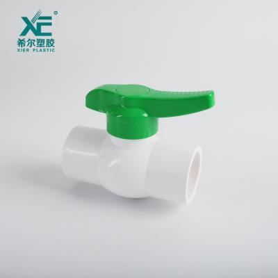 China General factory direct unique useful custom PVC industrial compact ball valve mini thread for sale