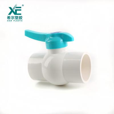 China Other different types of PVC 1/2 2 inch compact ball valve for sale