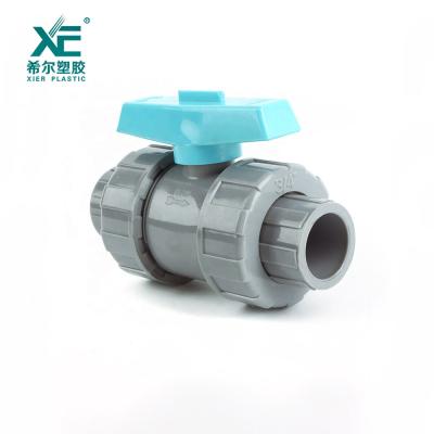 China Other genuine sample free service price cheap upvc union ball valve for sale