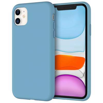 China Hot Sale Shockproof Silicone Cell Phone Cover For Iphone Silicone Case With OEM Logo Phone Case For Iphone Cover Silicon For Iphone Case for sale