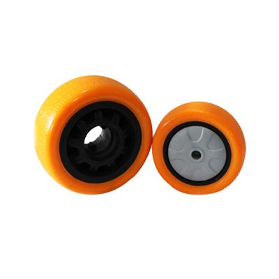 China Contemporary Orange Heavy Duty Threaded Container Omni Casters for sale