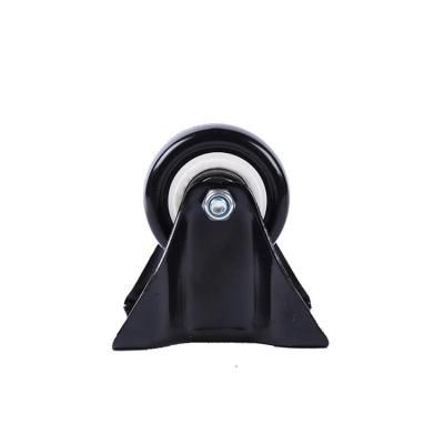 China Contemporary Manufacturer Customized Black Mini Caster Wheel For Furniture for sale