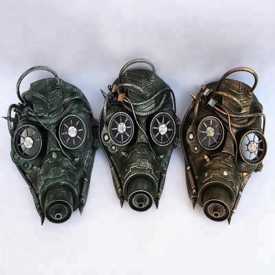 China MARDI GRAS Resident Evil Steampunk Plastic Mask With Led for sale