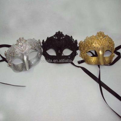 China Simple Men's Plastic / Lace Venetian Mask Cosplay Mask Masquerade Party Mask Lace for sale