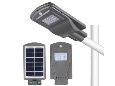 China 20W Lens Integrated Solar LED Street Light Radar PIR Motion Sensor Wall Timing Lamp for sale