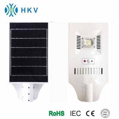 China Die Casting Aluminum housing super brightness all in one 30W Solar Powered LED Street Lights for main road for sale