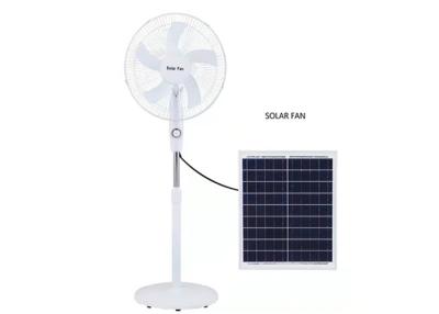 China 16 fan recargable accionada solar de la CA DC de la fan solar de la pulgada 12V DC con el panel solar en venta