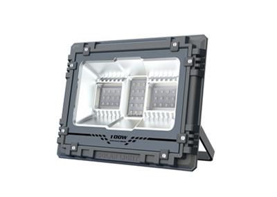 China Die Casting Solar Powered Slim Rgb IP65 IP66 Waterproof Outdoor Floodlight 30W 60W 100W Watt for sale