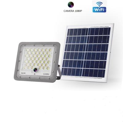 China Intelligent App Wifi LED Garden Light Fixtures Solar Street Light With Cctv Camera for sale