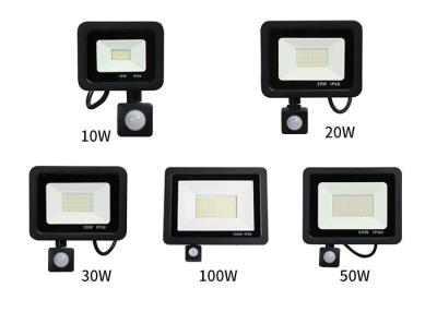 중국 10W - 조정할 수 있는 피르 센서와  100W 도입 주도하는 투광 조명등은 거리 광장 옥외등을 투광 조명으로 비춥니다 판매용