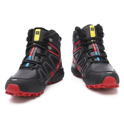 China Fashion\outdoor hot hiking cold climbing trekking comfortable\durable\breathable\lighted mountain boot OEM anti walking warm unisex ankle snow boots men boots for sale