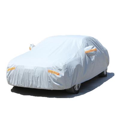 China Business Car Accessories Protective Dust Proof Polyester Car Cover Outdoor UV Body Cover for sale