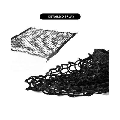 China Hot Selling Black Soft Stretchable Automotive Trunk Cargo Bungee Nets For SUV for sale