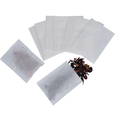 China Drinkware 70 x 90mm Disposable Biodegradable Heat Seal Tea Bag Coffee Filter Made of Food Grade Wood Pulp (100pcs/bag) for sale