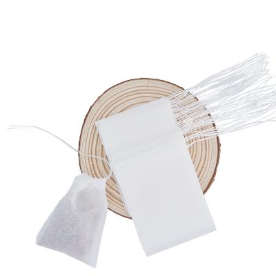 China With Strings 70 X 90mm Disposable Wood Pulp Tea Bags Threads Coffee Maker Filters With Strings Mug Strainers (100pcs/bag) for sale