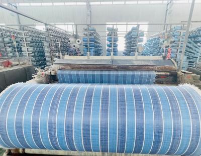 China Water Resistant Stripe PE Tarpaulin Factory Tarpaulin Fabric Roll Stripe PE Tarpaulin Sheet Waterproof Ready Made for sale