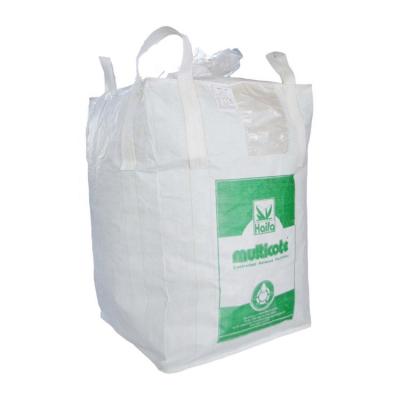 China Food Grade Manufacturer Custom Paddy Storage Bag PP Woven Cement Jumbo Bag for sale