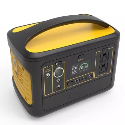 China Customized Multifunction Lithium Battery Generator 500w Solar Portable Power Station Flashlight for sale