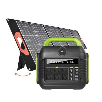 China Manufacturer Super Emergency Mobile Camping Battery Power Station Cordless Charging Portable Solar Generator for sale